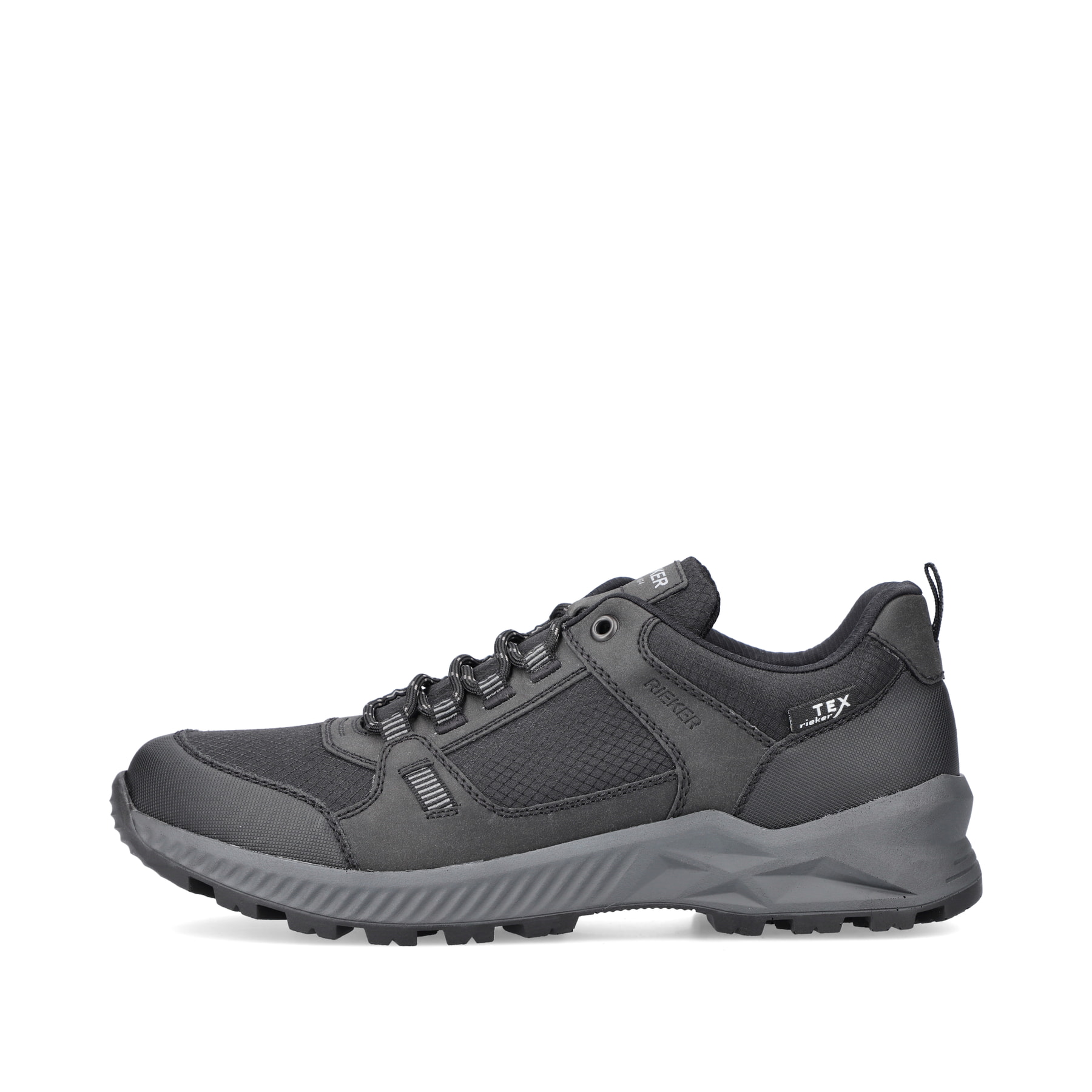 Rieker Herren Schnürschuhe tiefschwarz