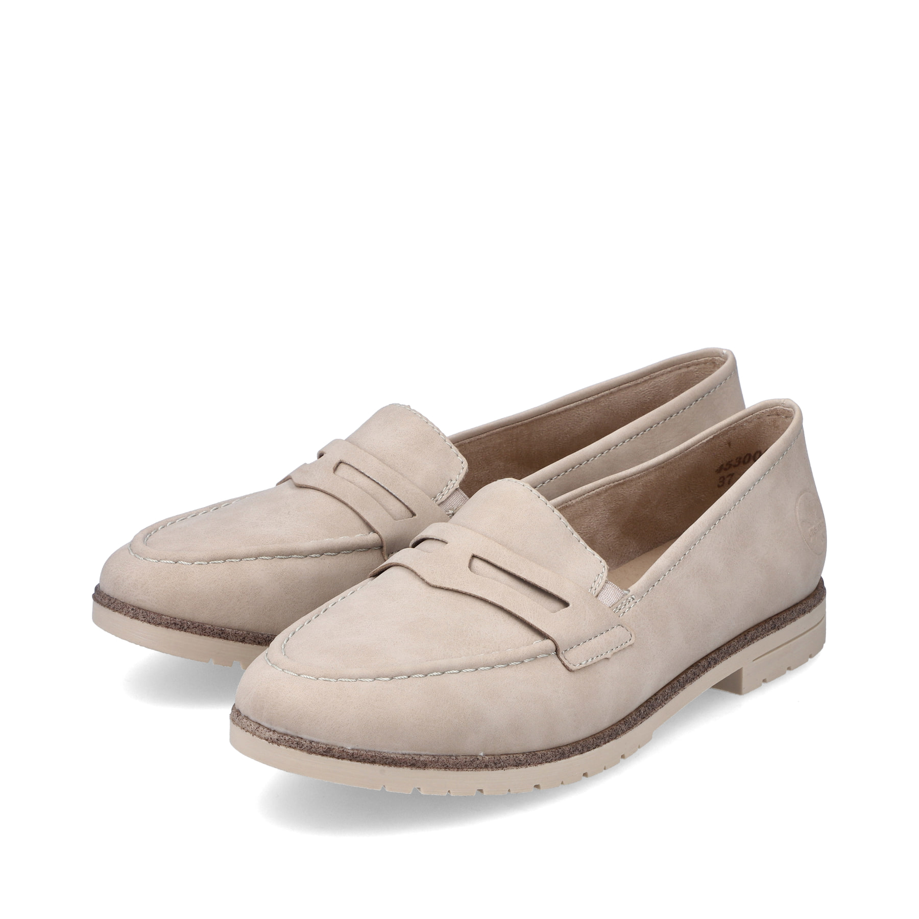 Rieker Damen Loafers hellbeige