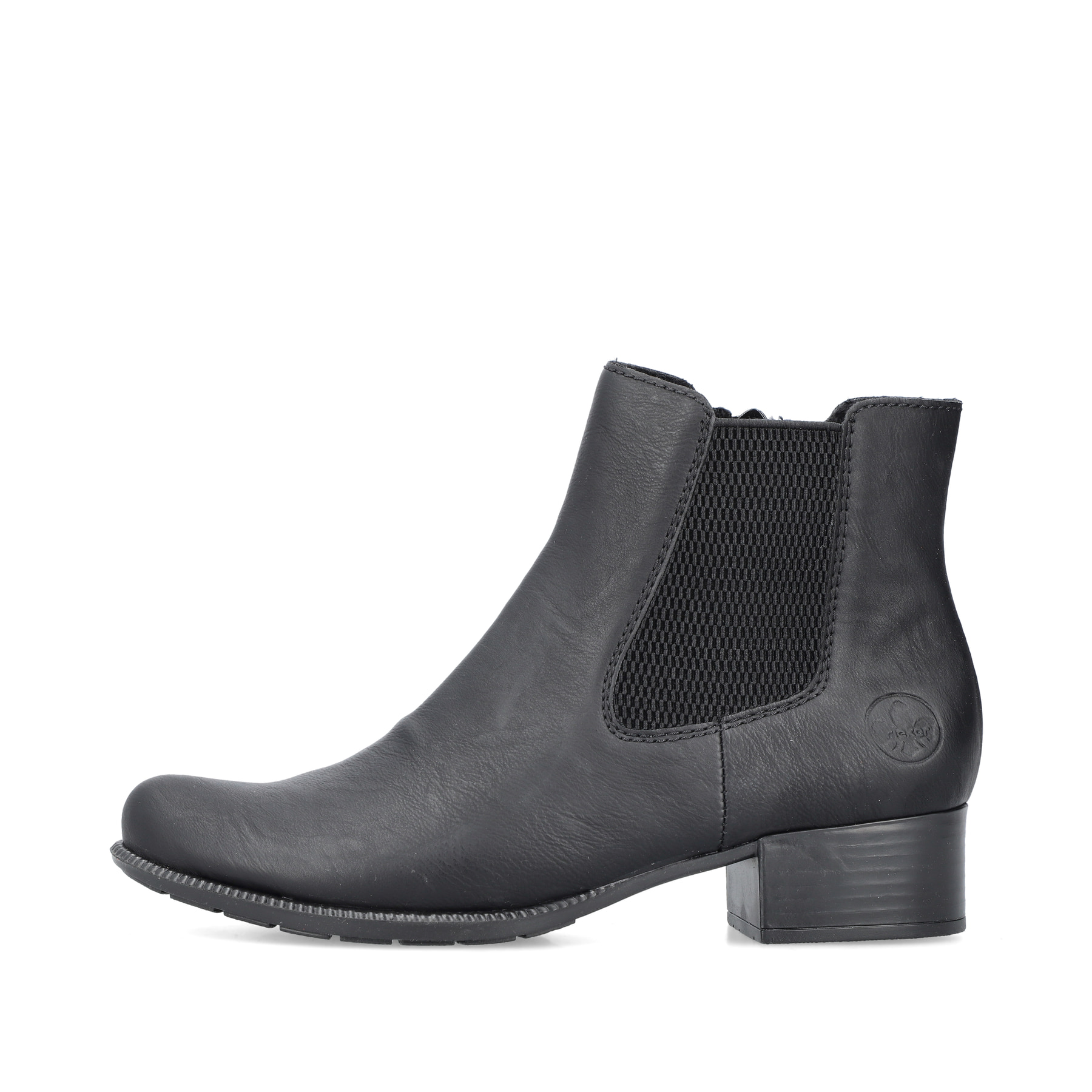 Rieker Damen Chelsea Boots mitternachtsschwarz