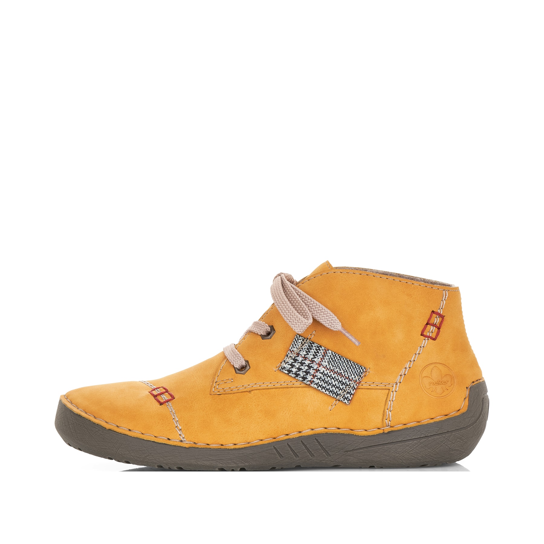 Rieker Damen Schnürschuhe honiggelb