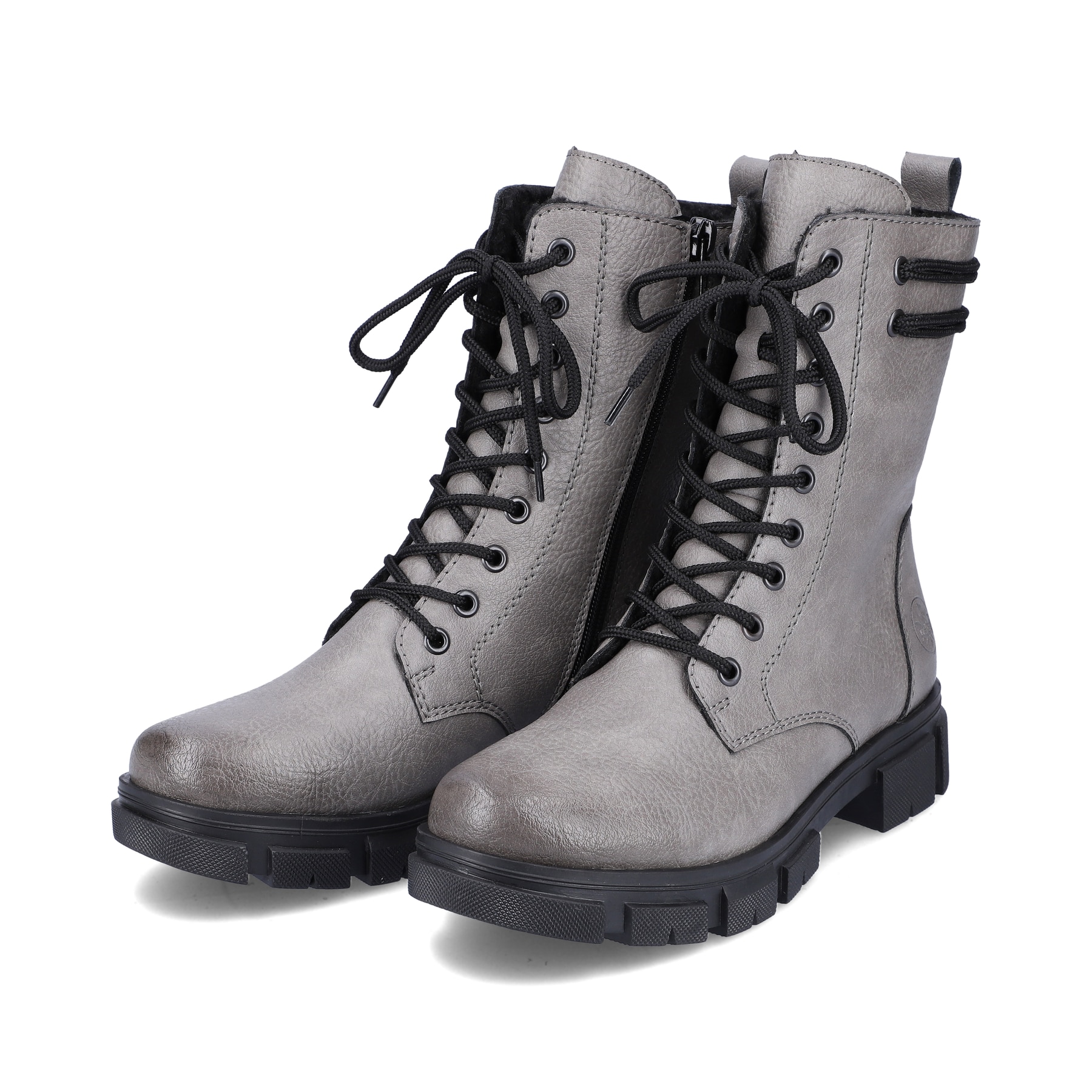 Rieker Damen Biker Boots granitgrau