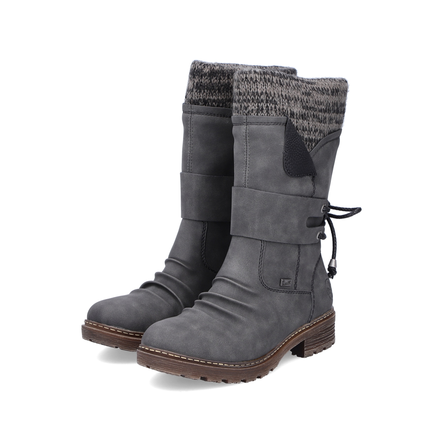 Rieker Damen Kurzstiefel anthrazit