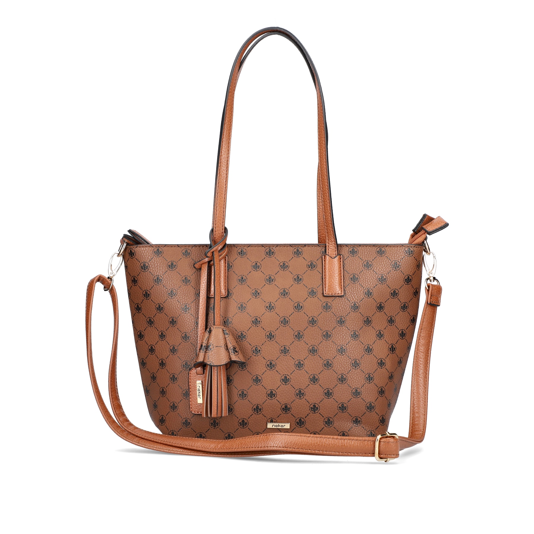Rieker Damen Shopper karamellbraun