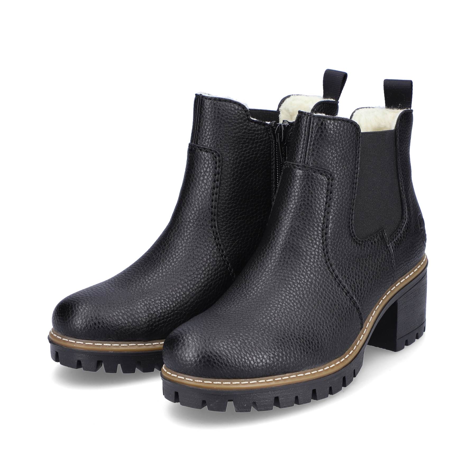 Rieker Damen Chelsea Boots nachtschwarz