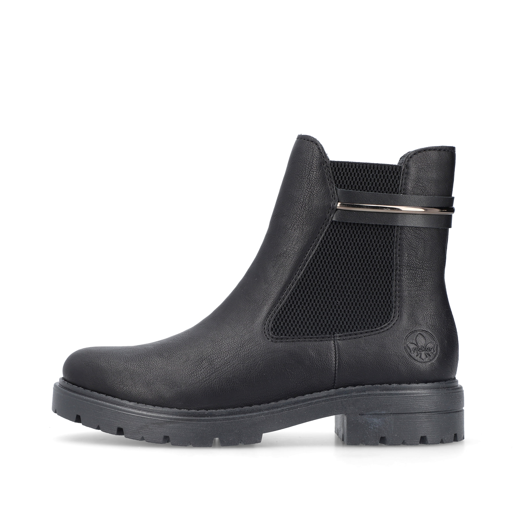 Rieker Damen Chelsea Boots nachtschwarz