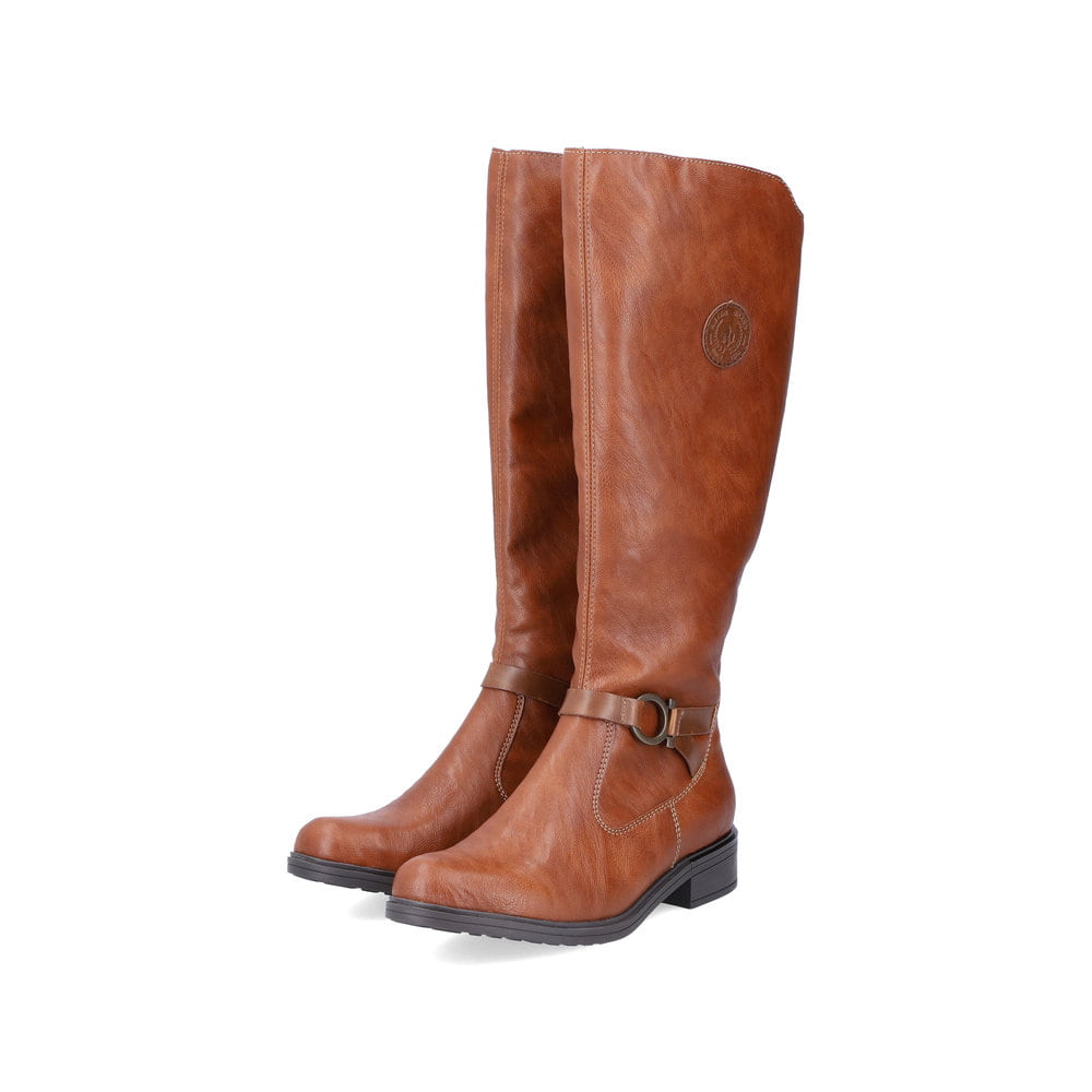 Rieker Damen Hochschaftstiefel kastanienbraun