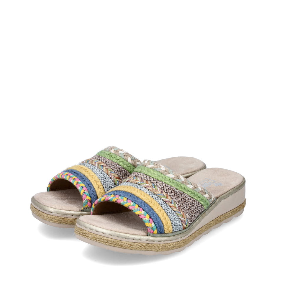 Rieker Damen Pantoletten multi
