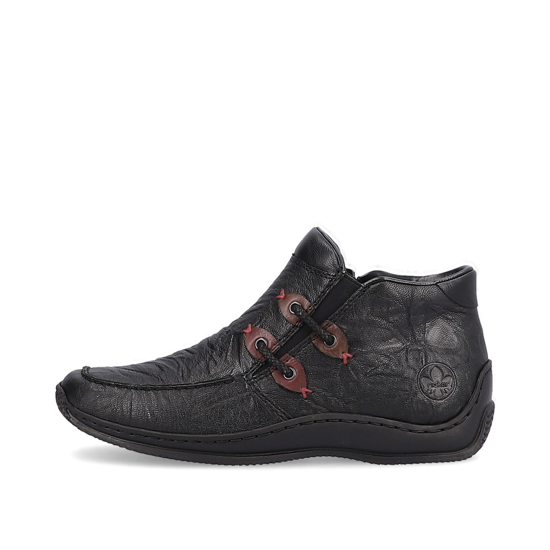 Rieker Damen Slipper asphaltschwarz