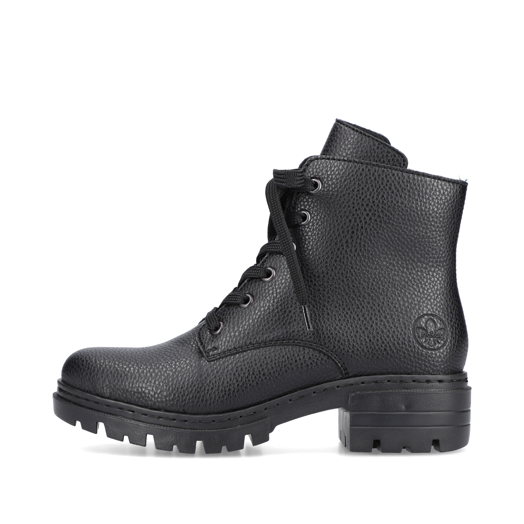 Rieker Damen Biker Boots nachtschwarz
