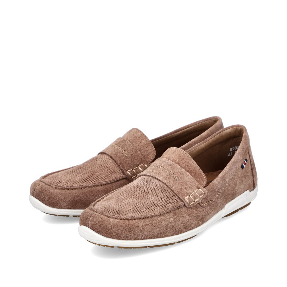 Rieker Herren Slipper braunbeige