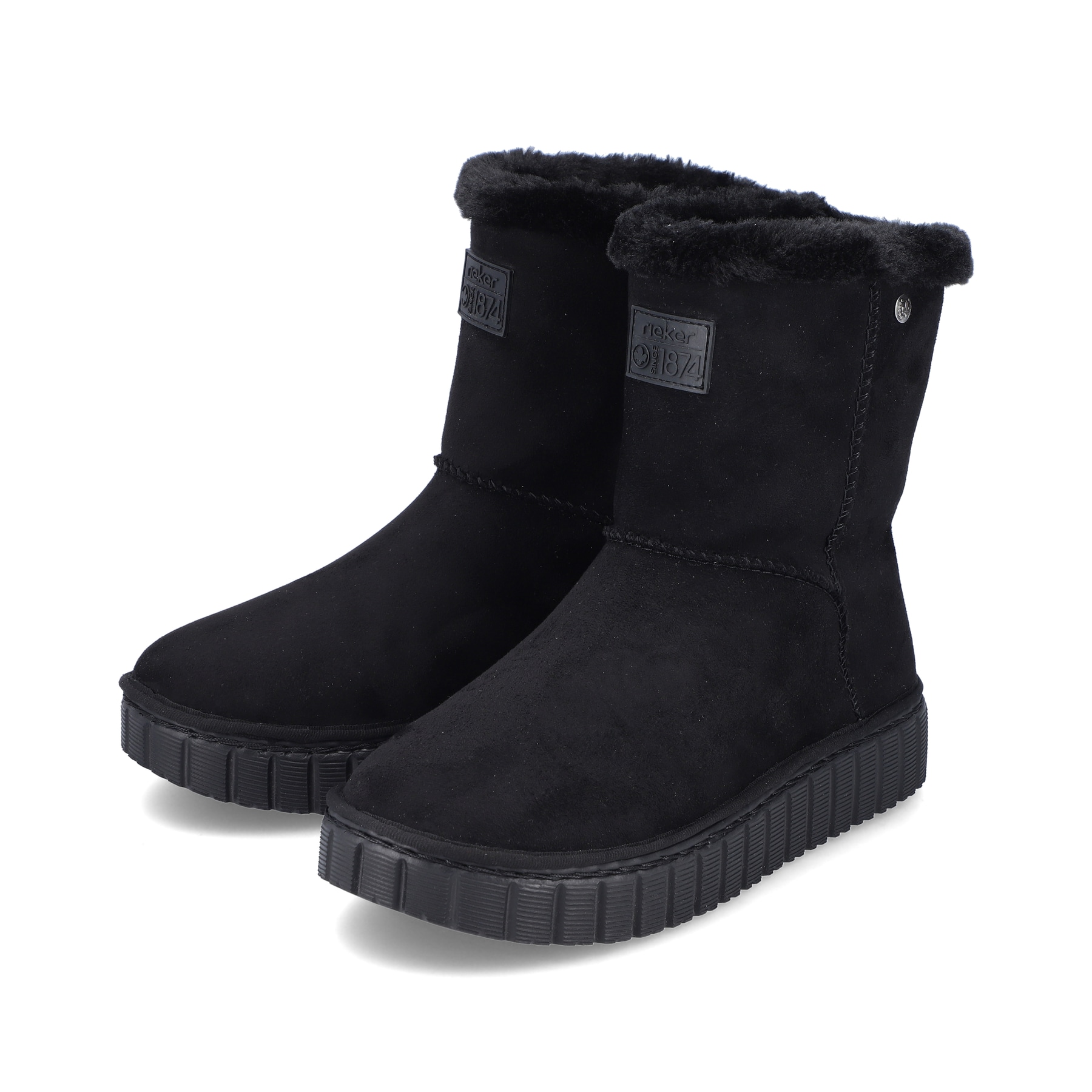 Rieker Damen Kurzstiefel tiefschwarz
