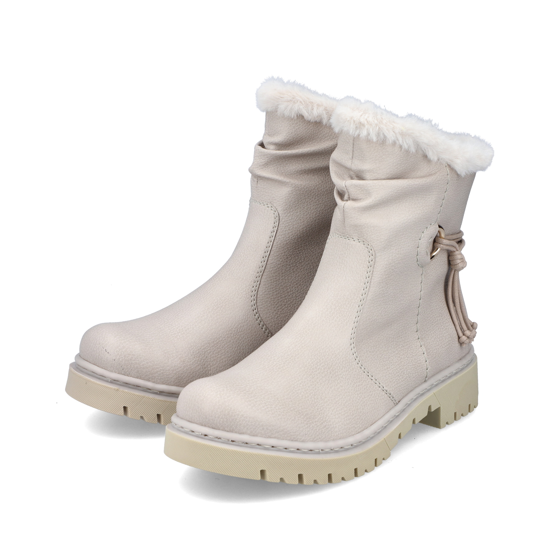 Rieker Damen Kurzstiefel hellbeige