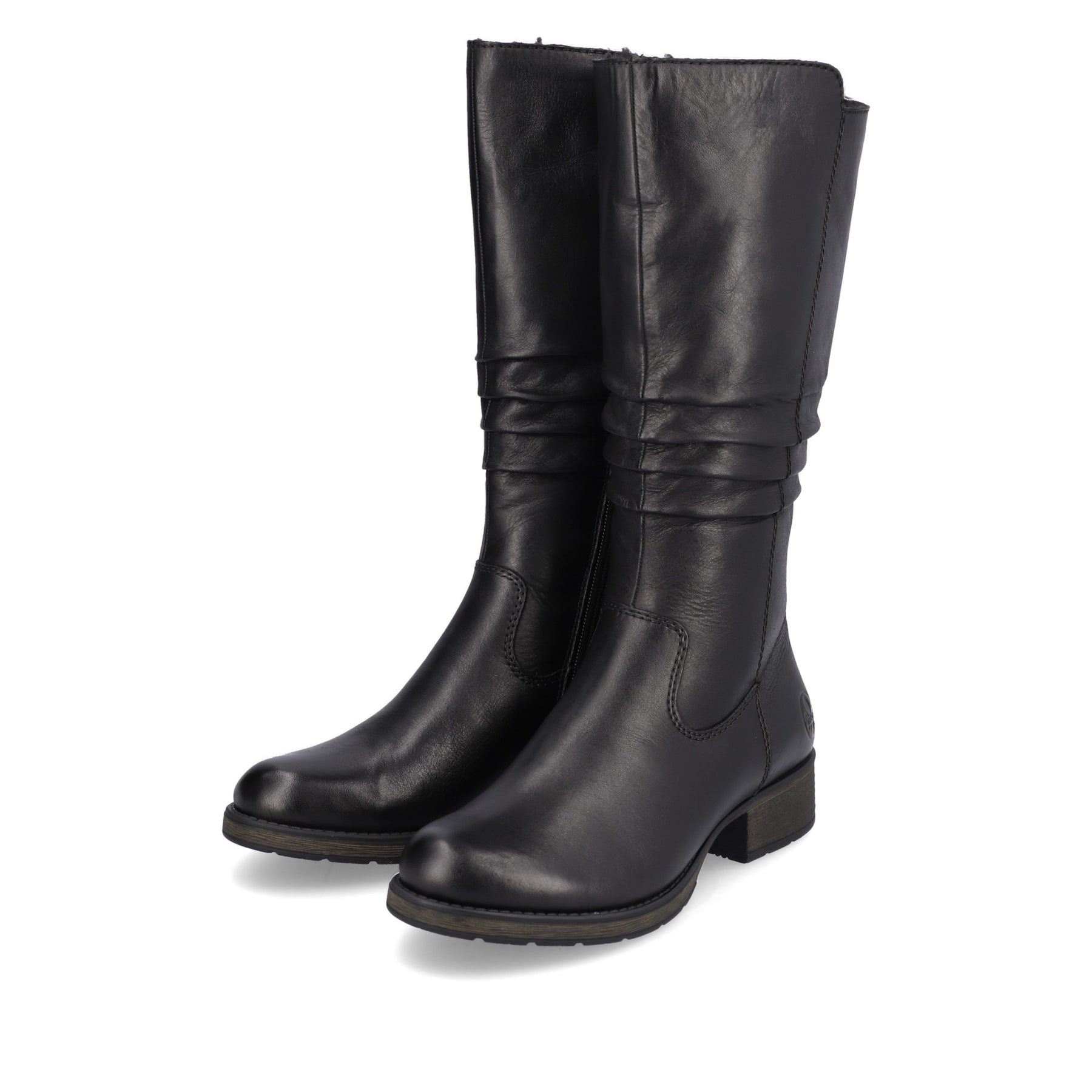 Rieker Damen Hochschaftstiefel nachtschwarz