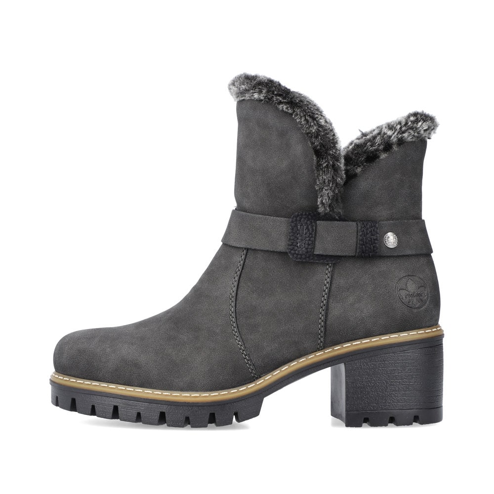 Rieker Damen Stiefeletten granitgrau