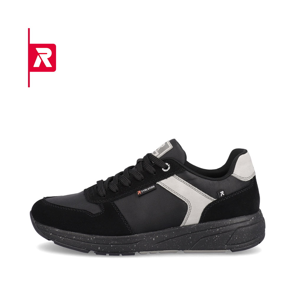 Rieker EVOLUTION Herren Sneaker carbon-black silver-grey