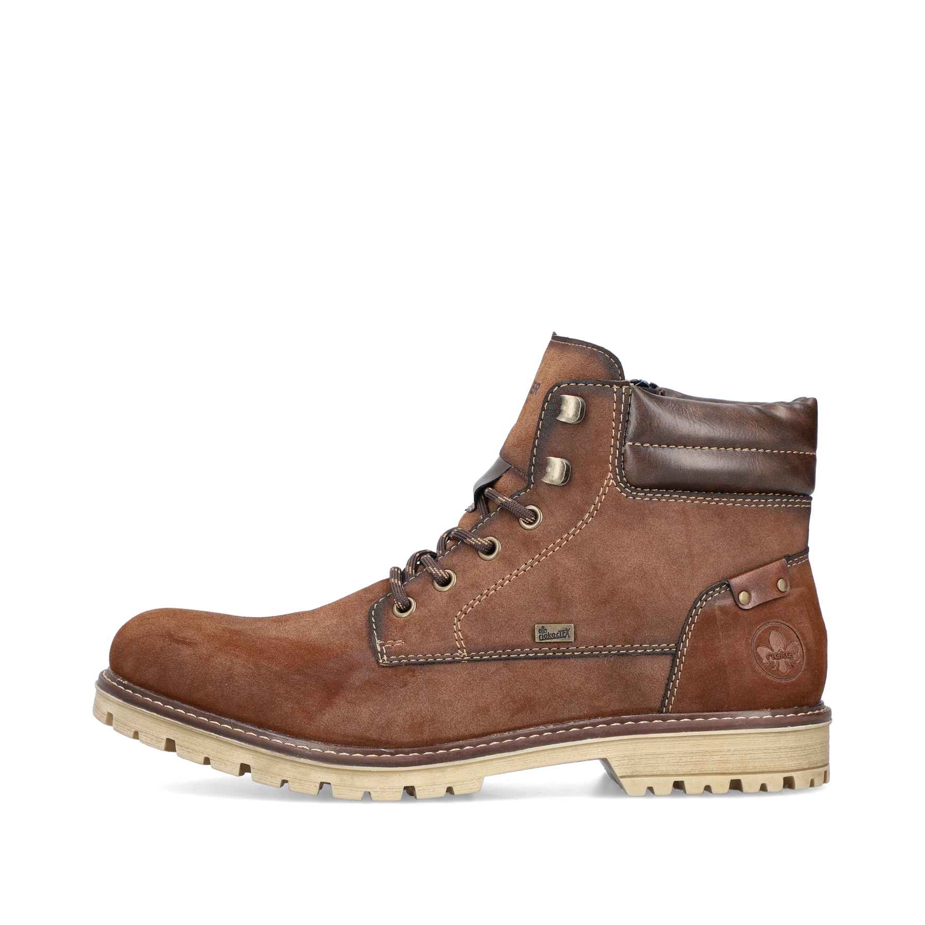 Rieker Herren Schnürstiefel kastanienbraun