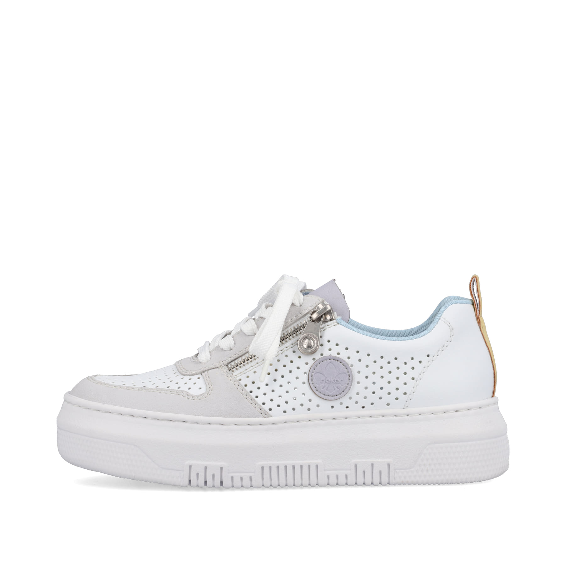 Rieker Damen Sneaker edelweiß