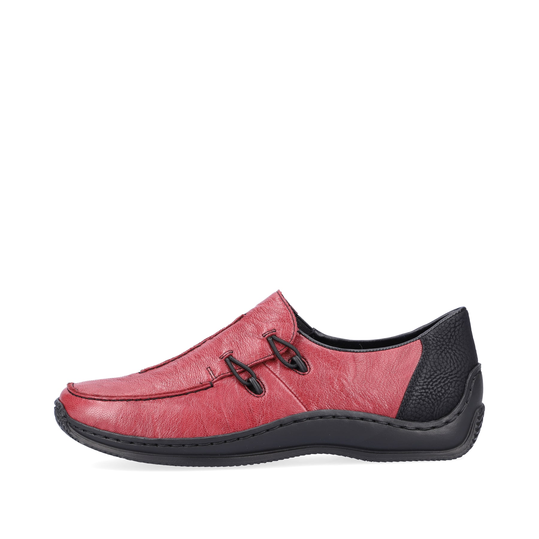 Rieker Damen Slipper rubinrot