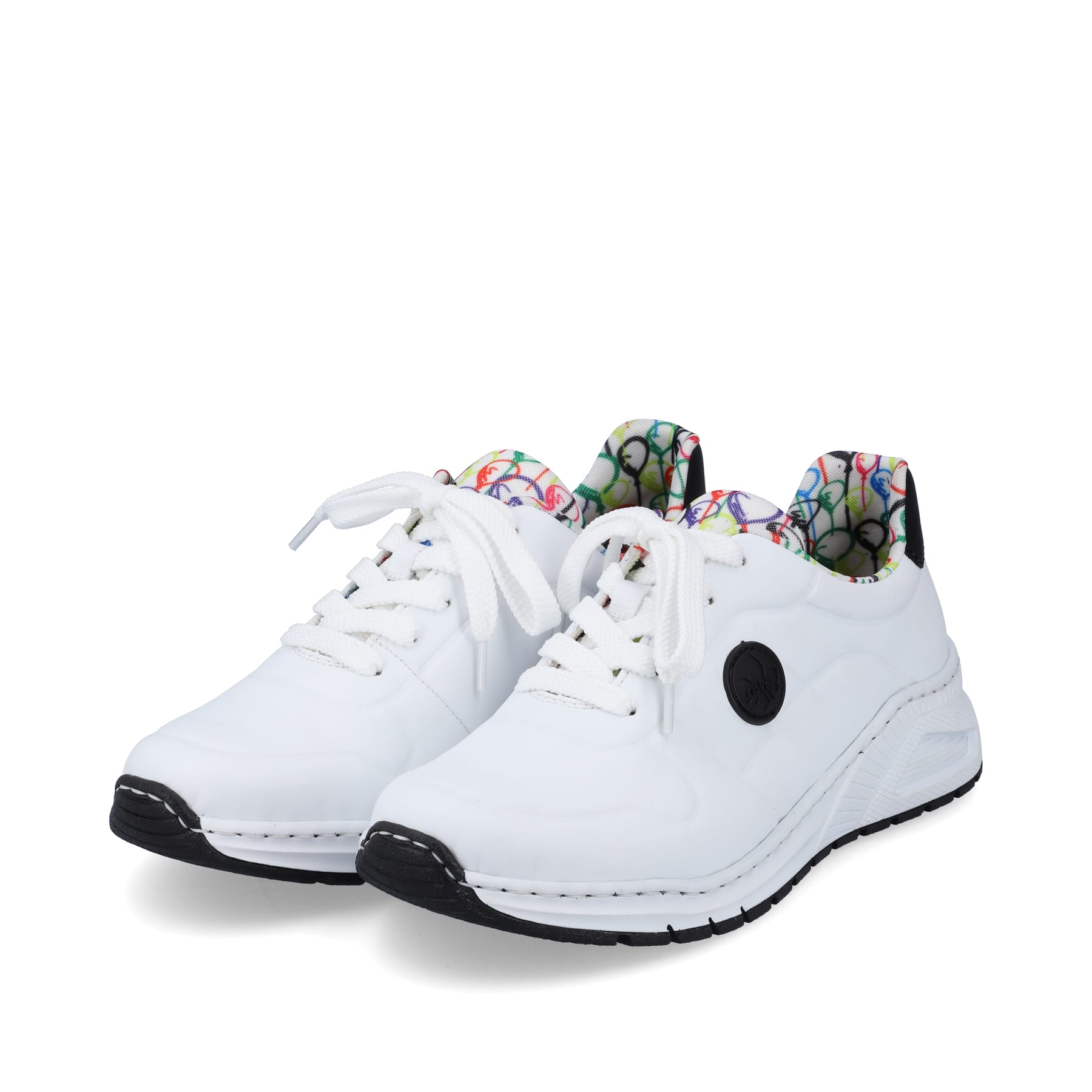 Rieker Damen Sneaker edelweiß