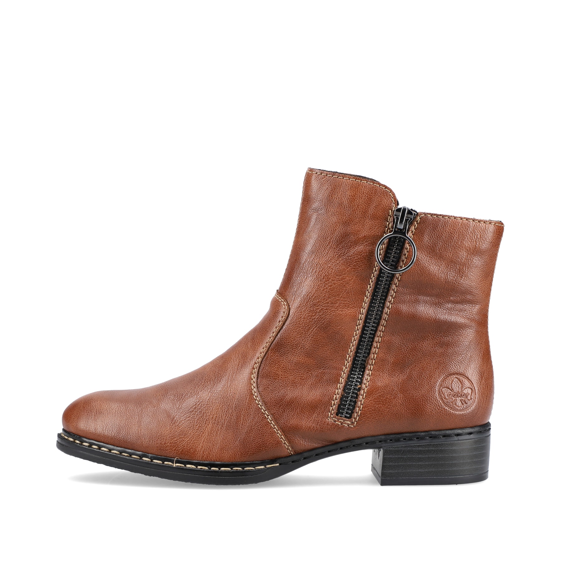 Rieker Damen Stiefeletten karamellbraun