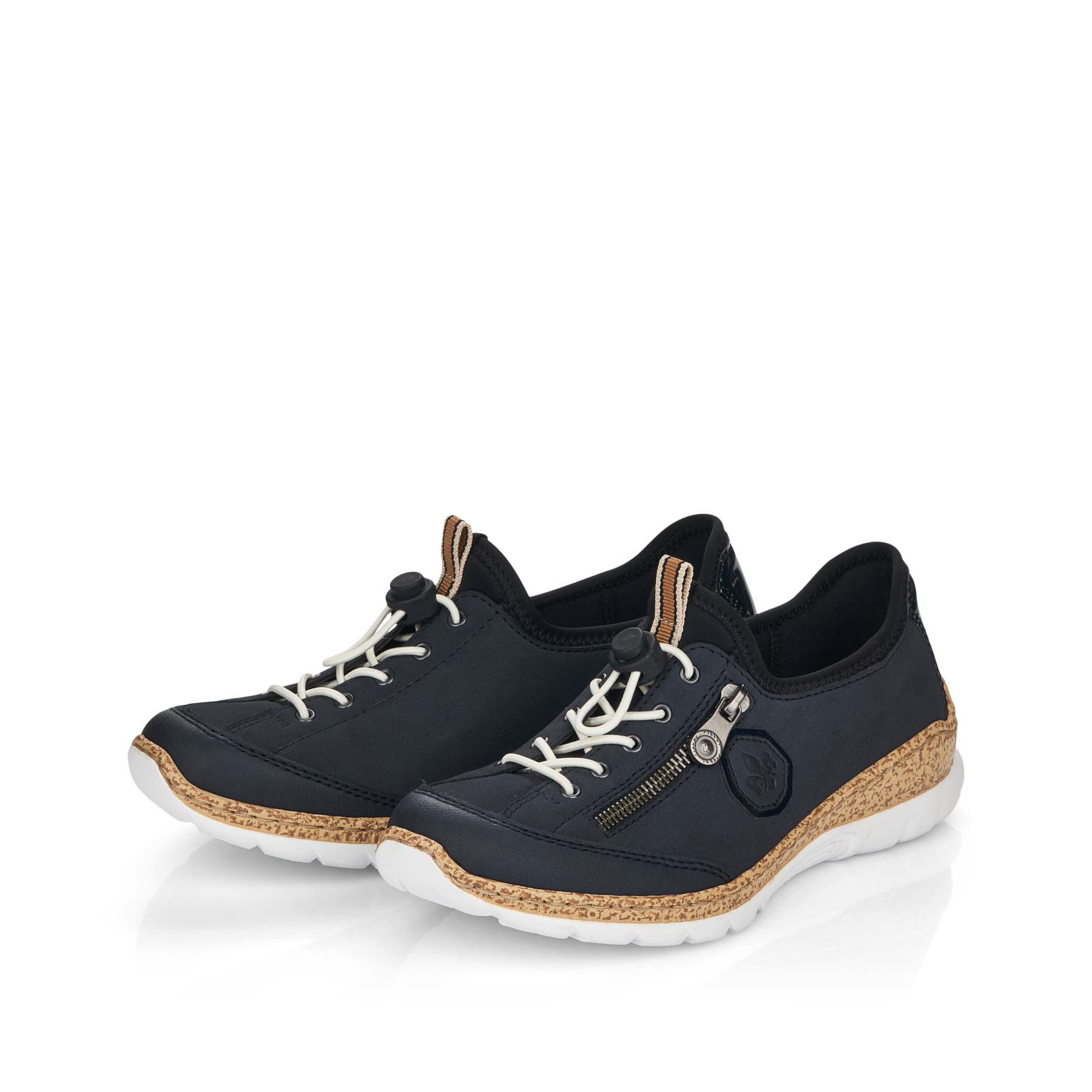 Rieker Damen Slipper marineblau