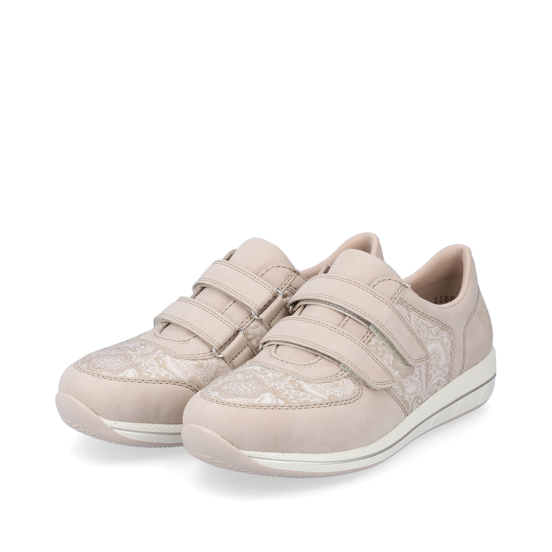 Rieker Damen Slipper cremebeige