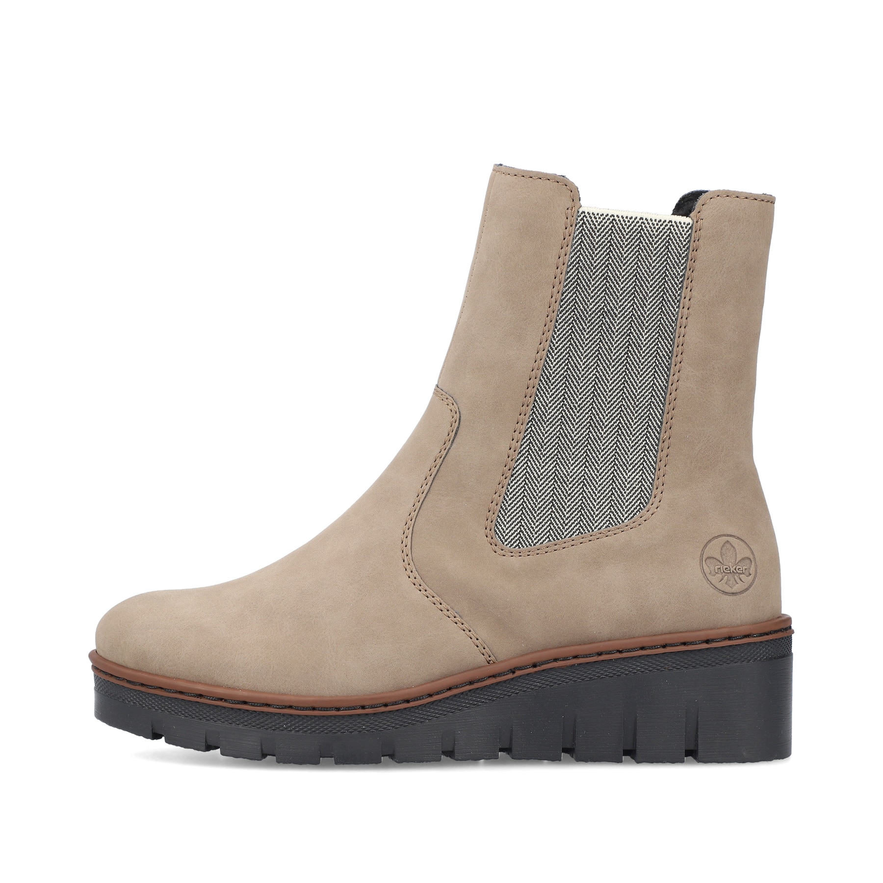Rieker Damen Chelsea Boots champagner