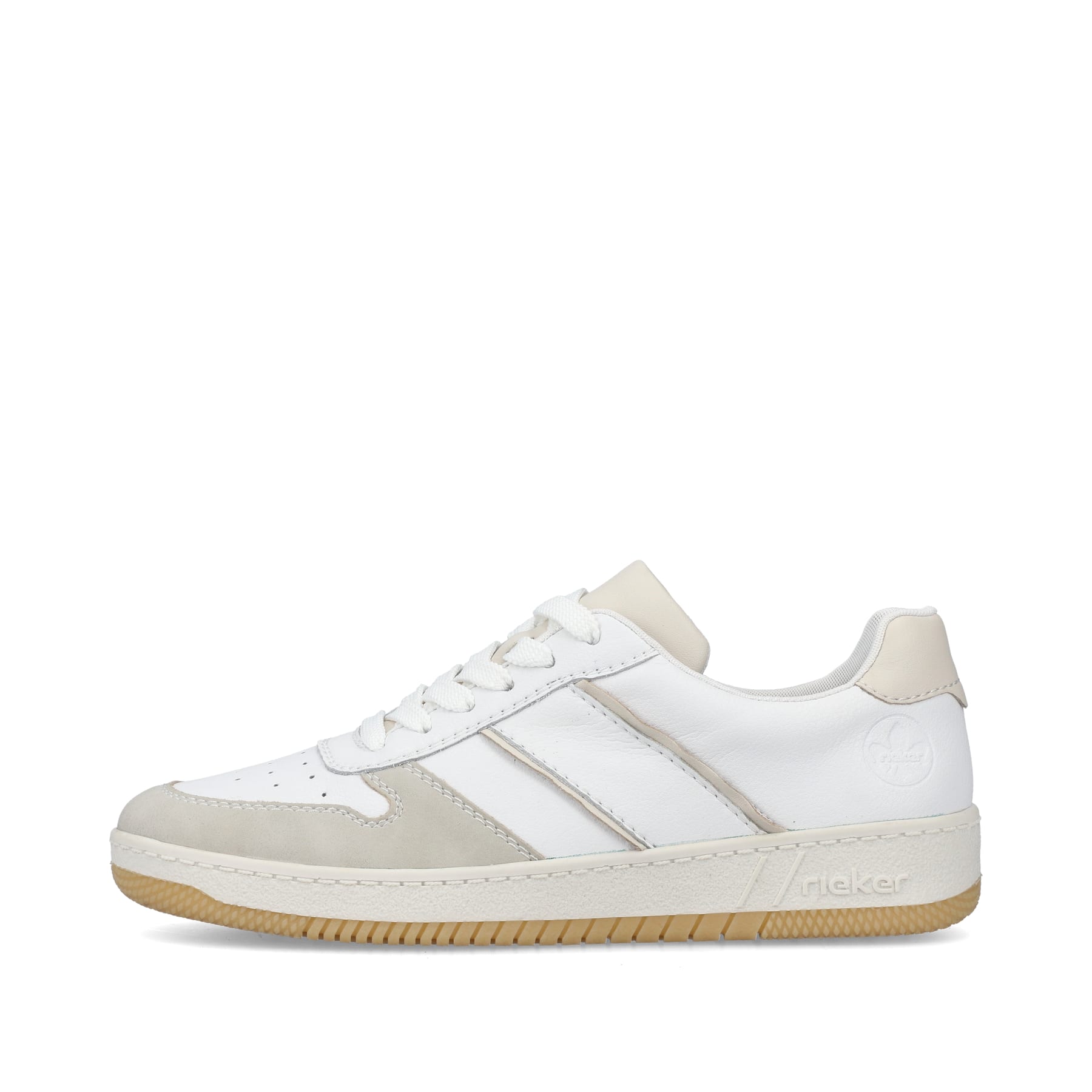 Rieker Damen Sneaker schwanenweiss