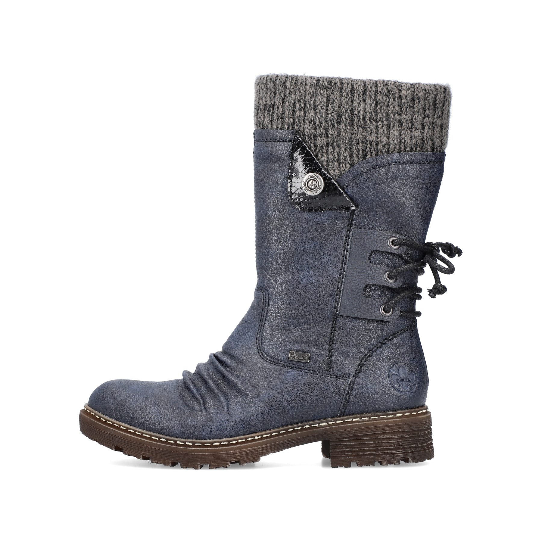 Rieker Damen Kurzstiefel schieferblau