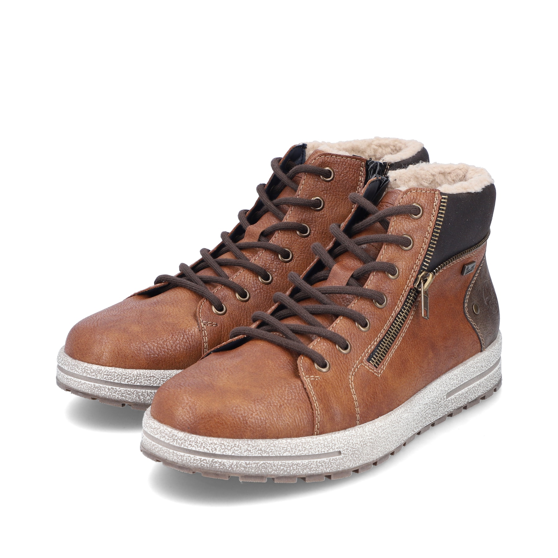 Rieker Herren Schnürstiefel karamellbraun