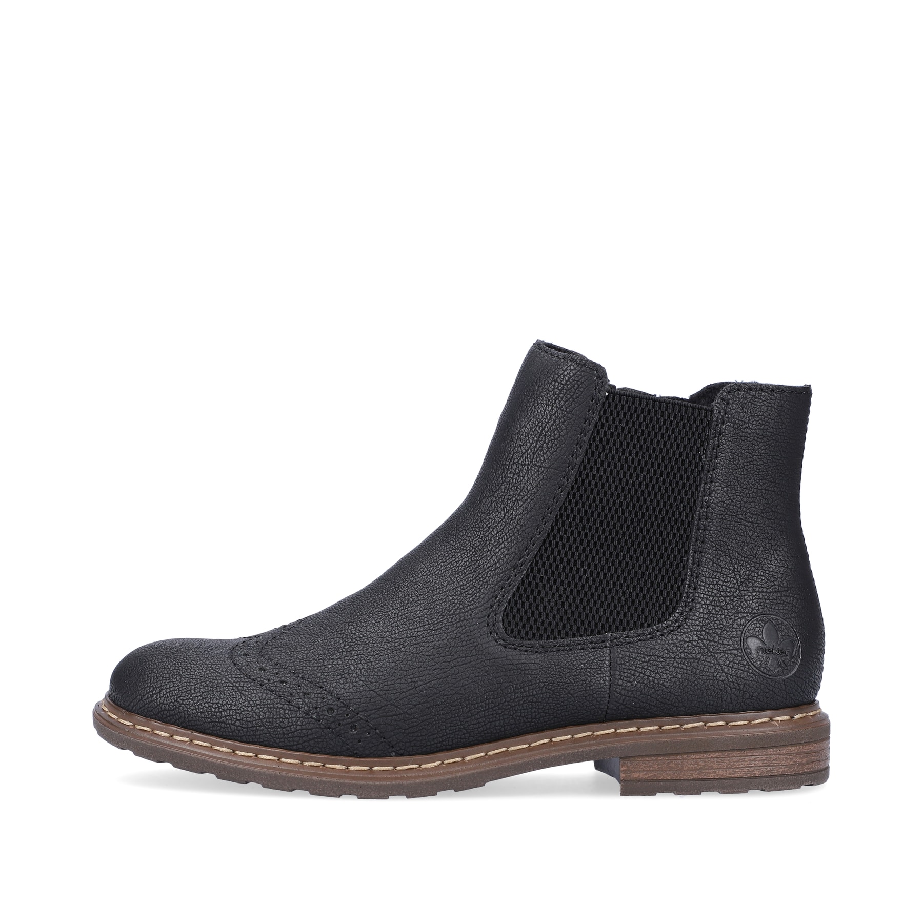 Rieker Damen Chelsea Boots asphaltschwarz