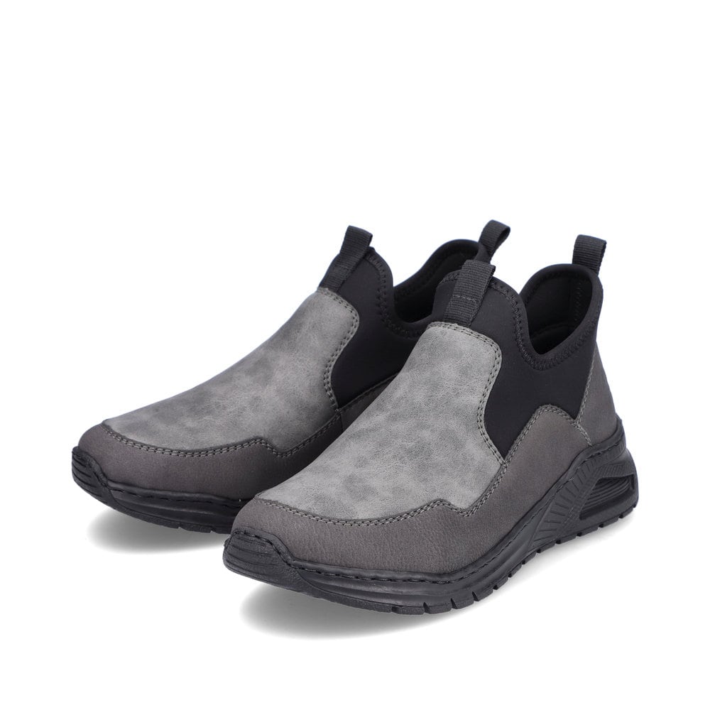 Rieker Damen Slipper anthrazit