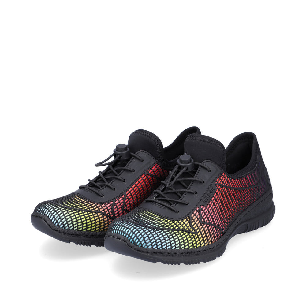 Rieker Damen Slipper regenbogenfarben