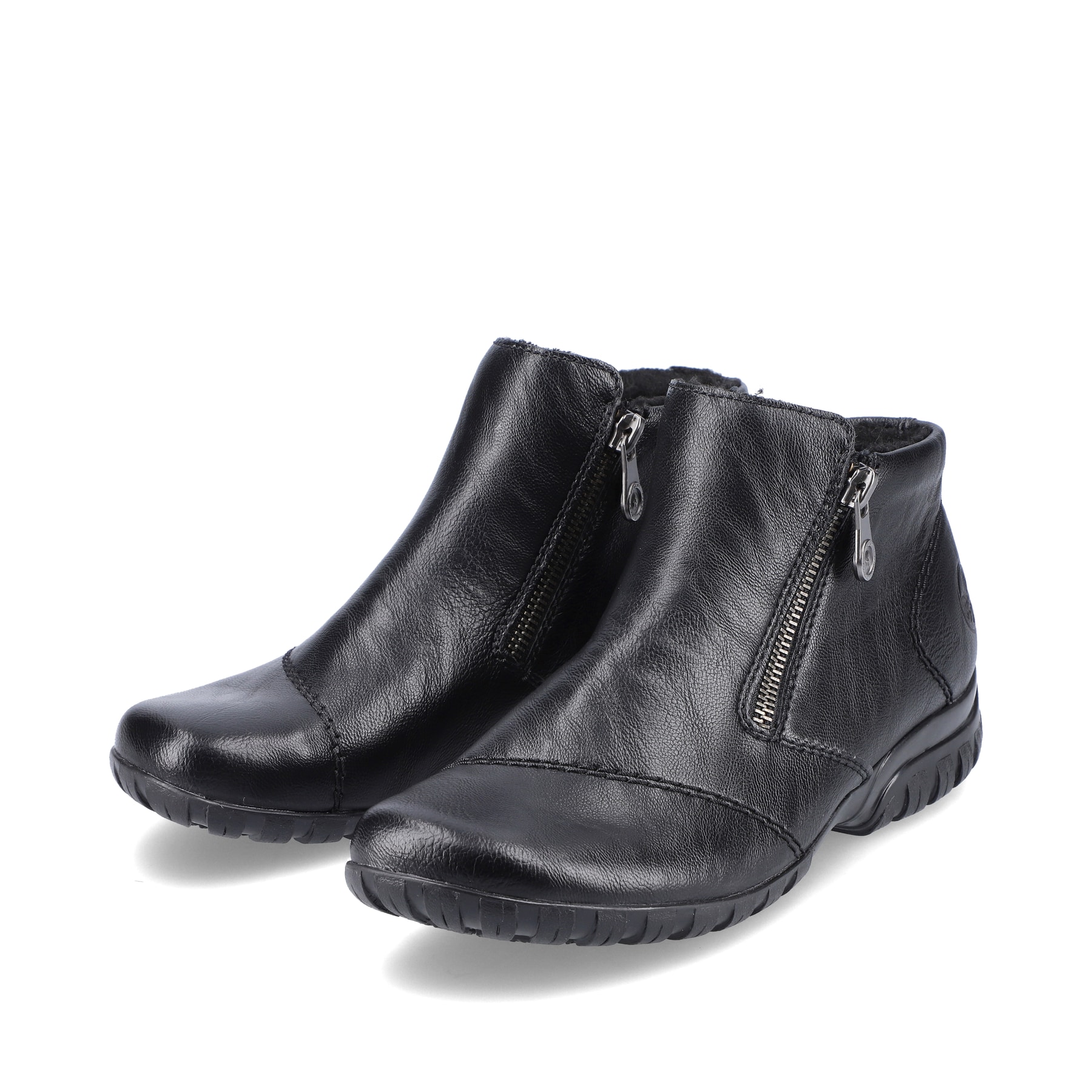 Rieker Damen Slipper tiefschwarz