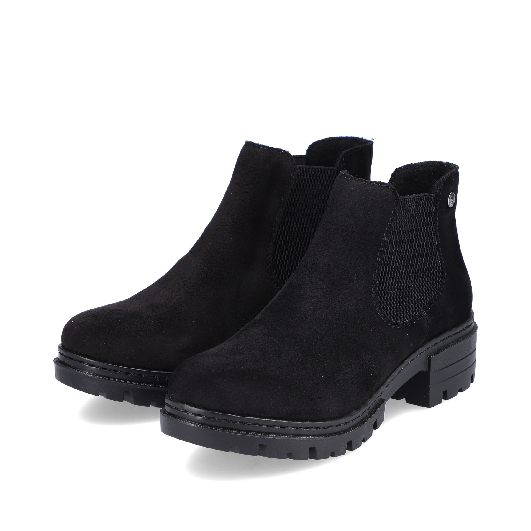 Rieker Damen Chelsea Boots graphitschwarz