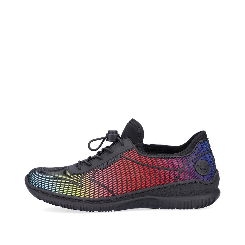 Rieker Damen Slipper regenbogenfarben