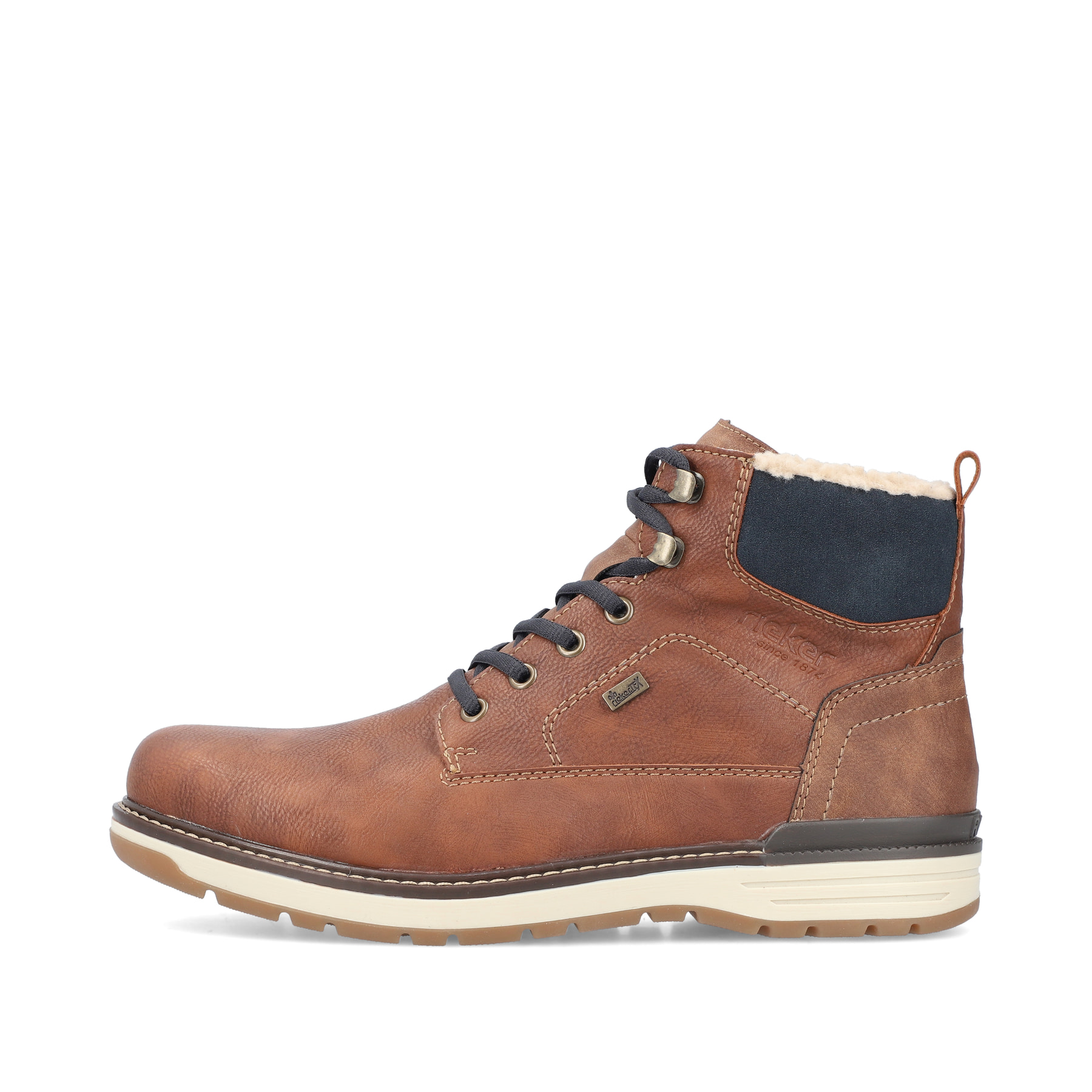 Rieker Herren Schnürstiefel nussbraun