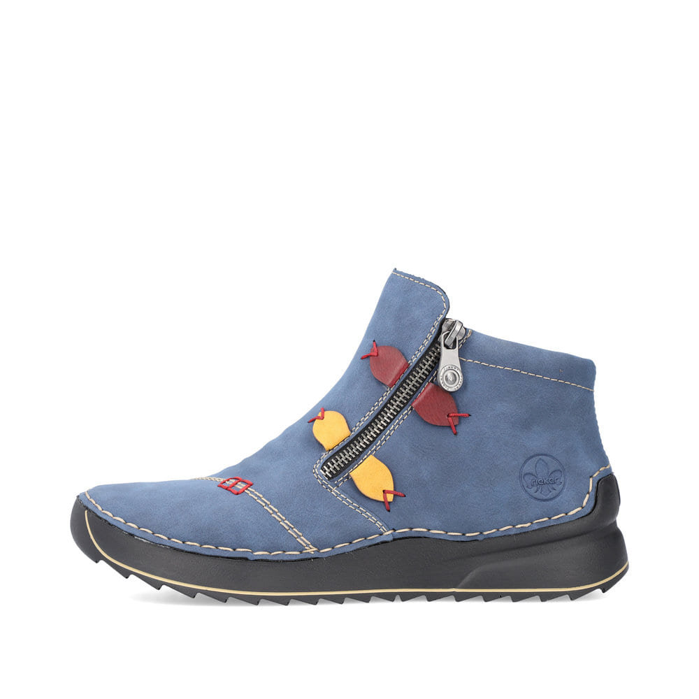 Rieker Damen Slipper blaugrau