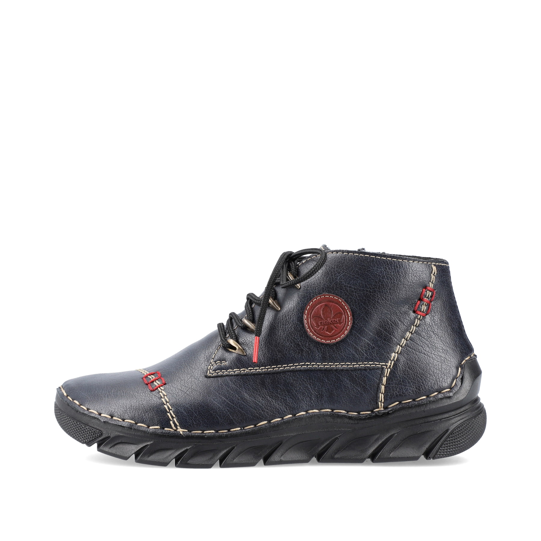 Rieker Damen Schnürschuhe dunkelpetrol