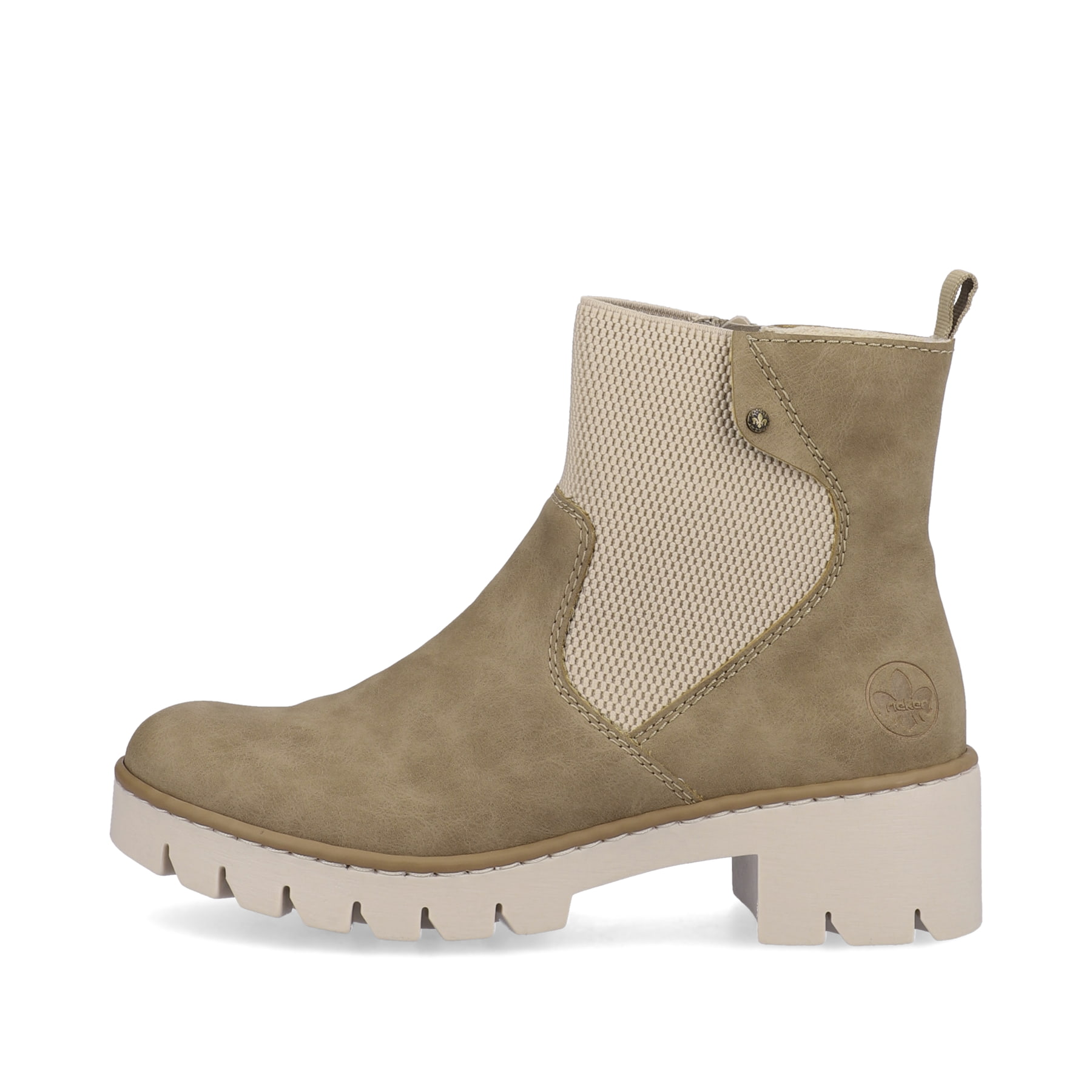 Rieker Damen Chelsea Boots beigebraun