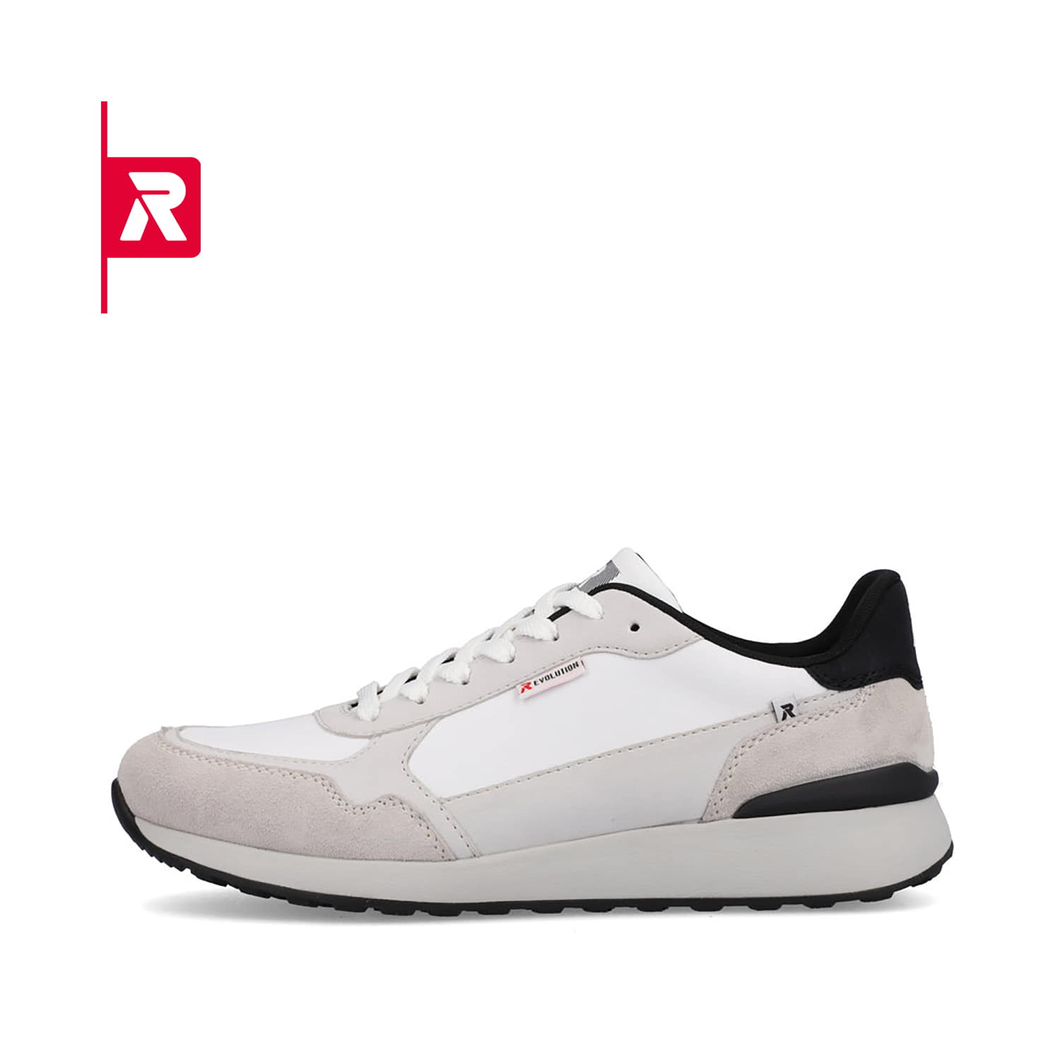 Rieker EVOLUTION Herren Sneaker pearl-white grey