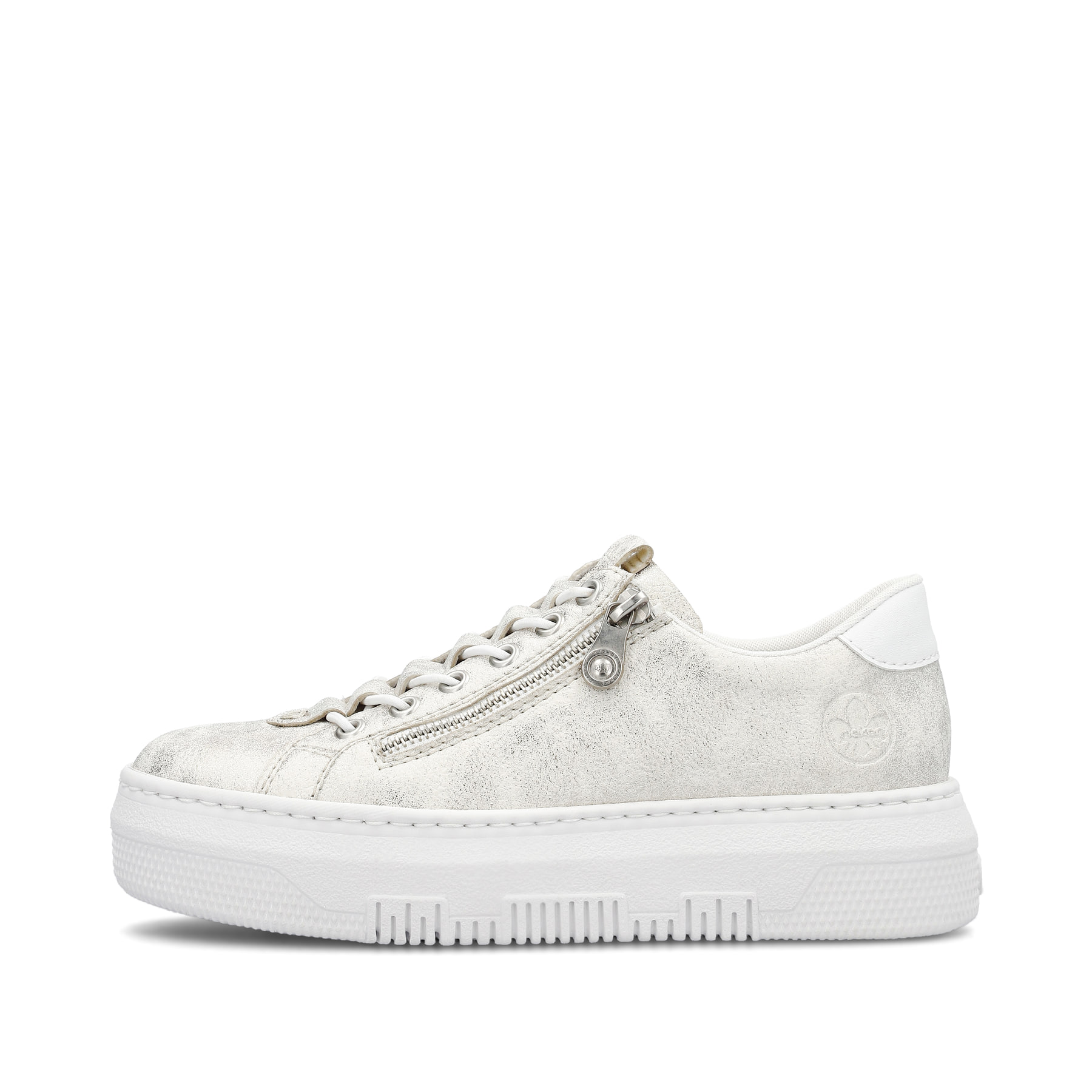 Rieker Damen Sneaker grauweiss