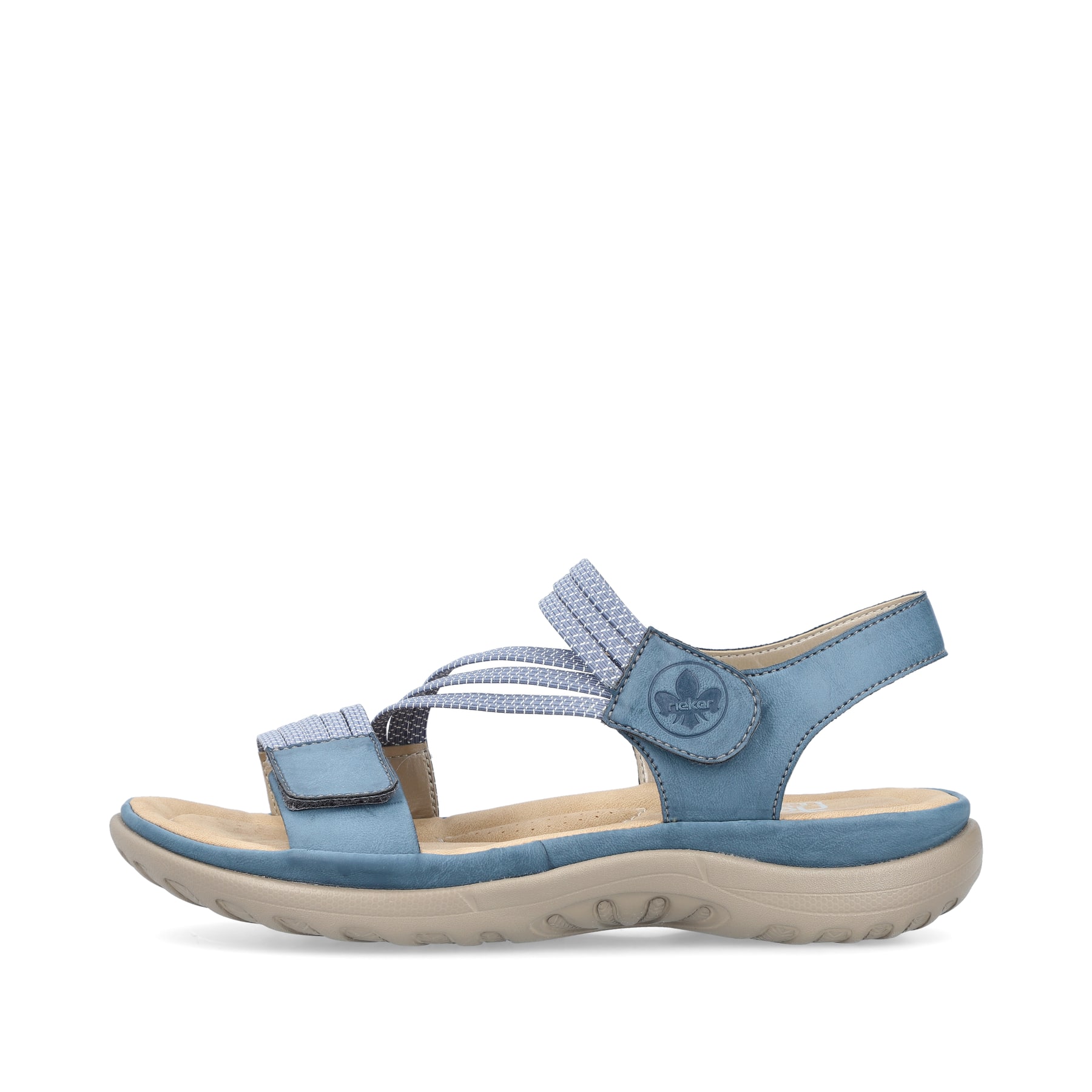 Rieker Damen Riemchensandalen himmelblau