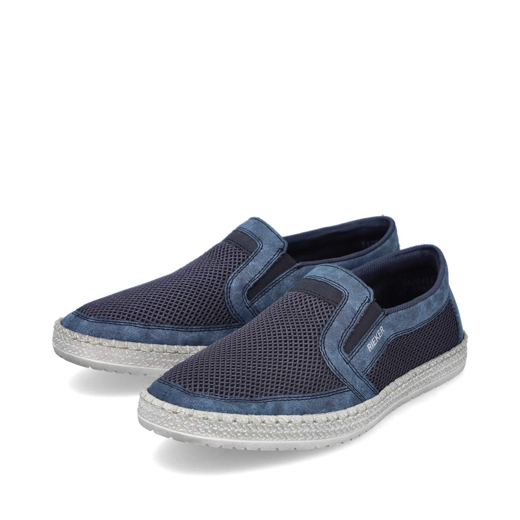 Rieker Herren Slipper meeresblau
