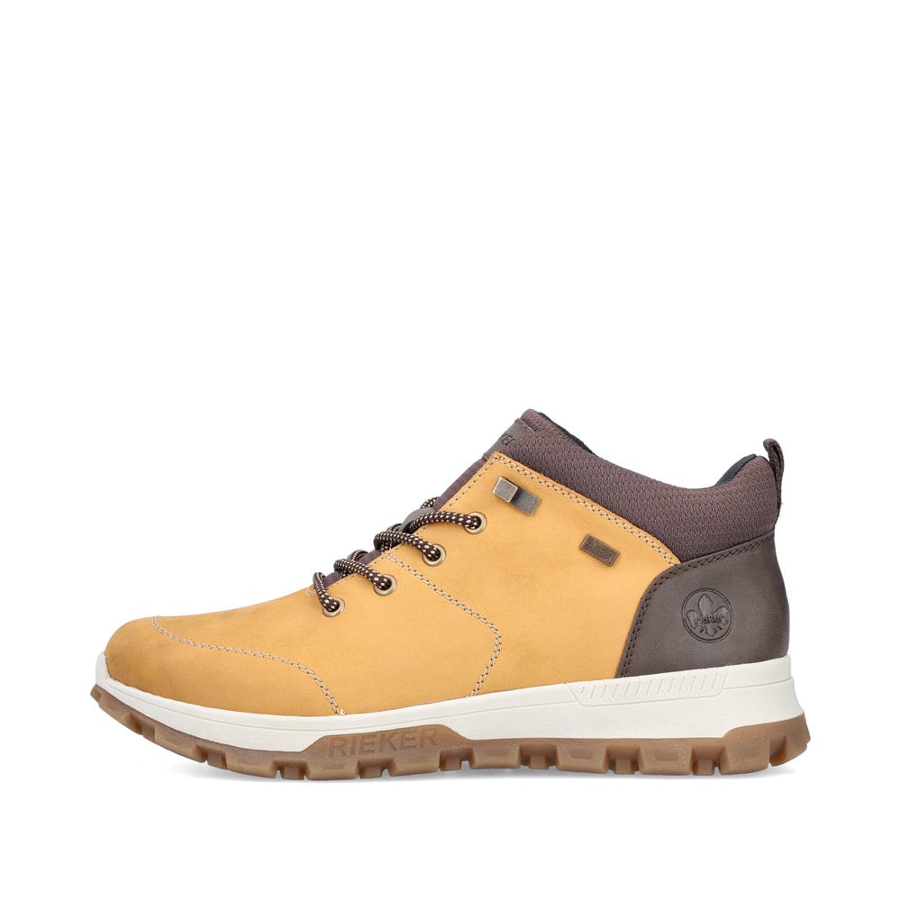 Rieker Herren Schnürstiefel goldgelb