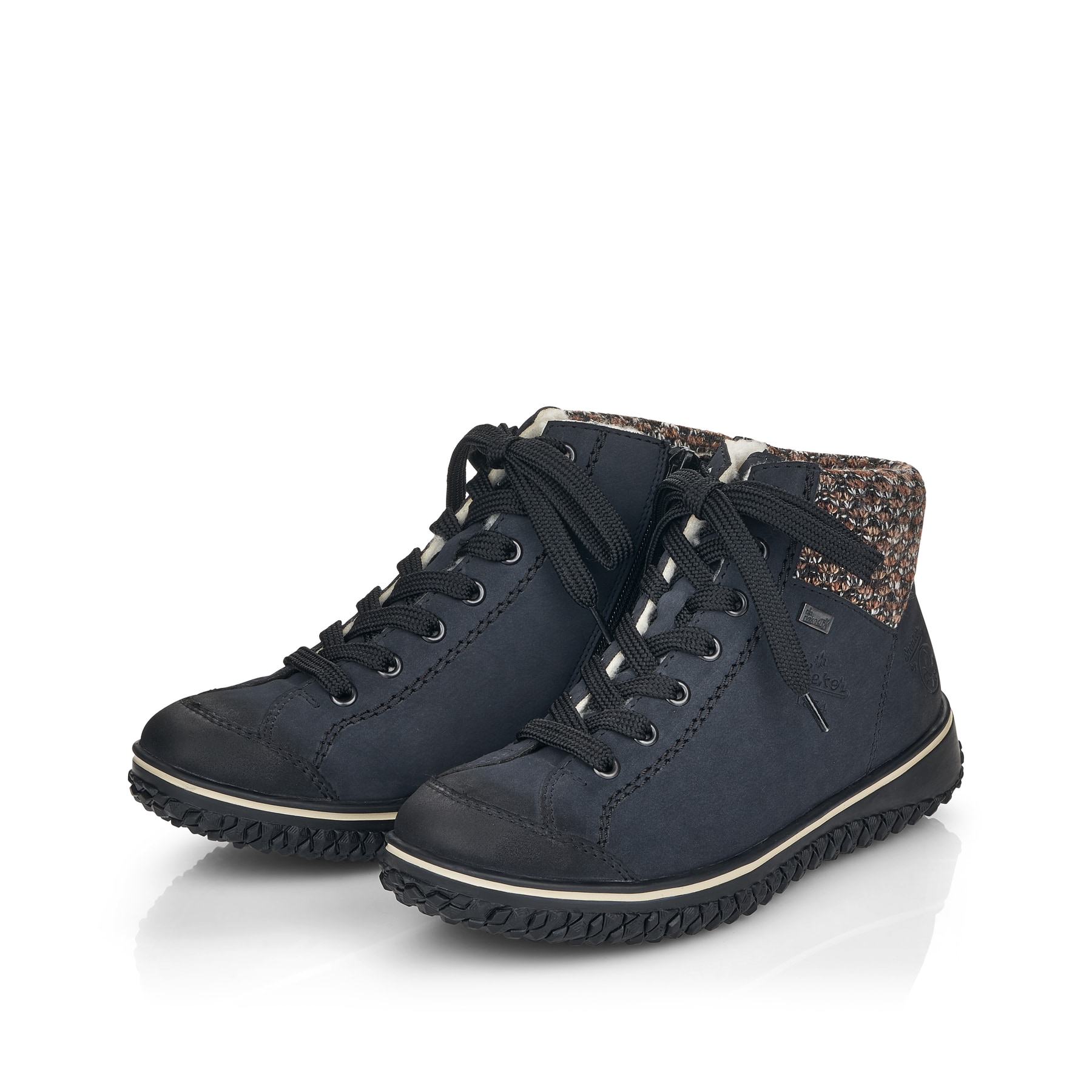 Rieker Damen Schnürschuhe ozeanblau