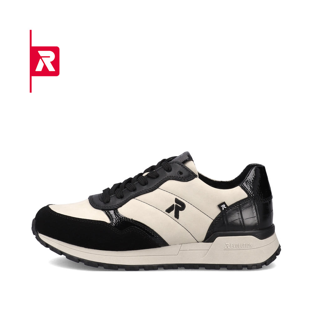 Rieker EVOLUTION Damen Sneaker linen graphite