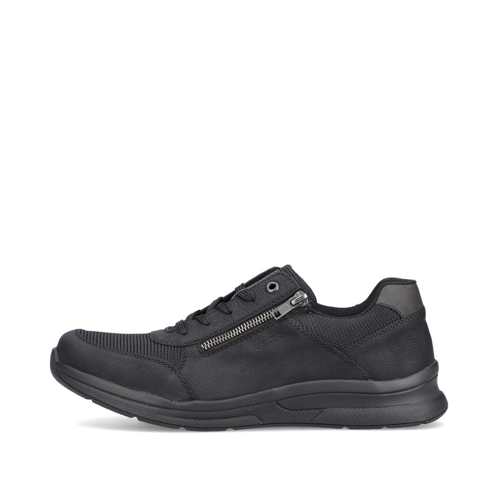 Rieker Herren Schnürschuhe tiefschwarz