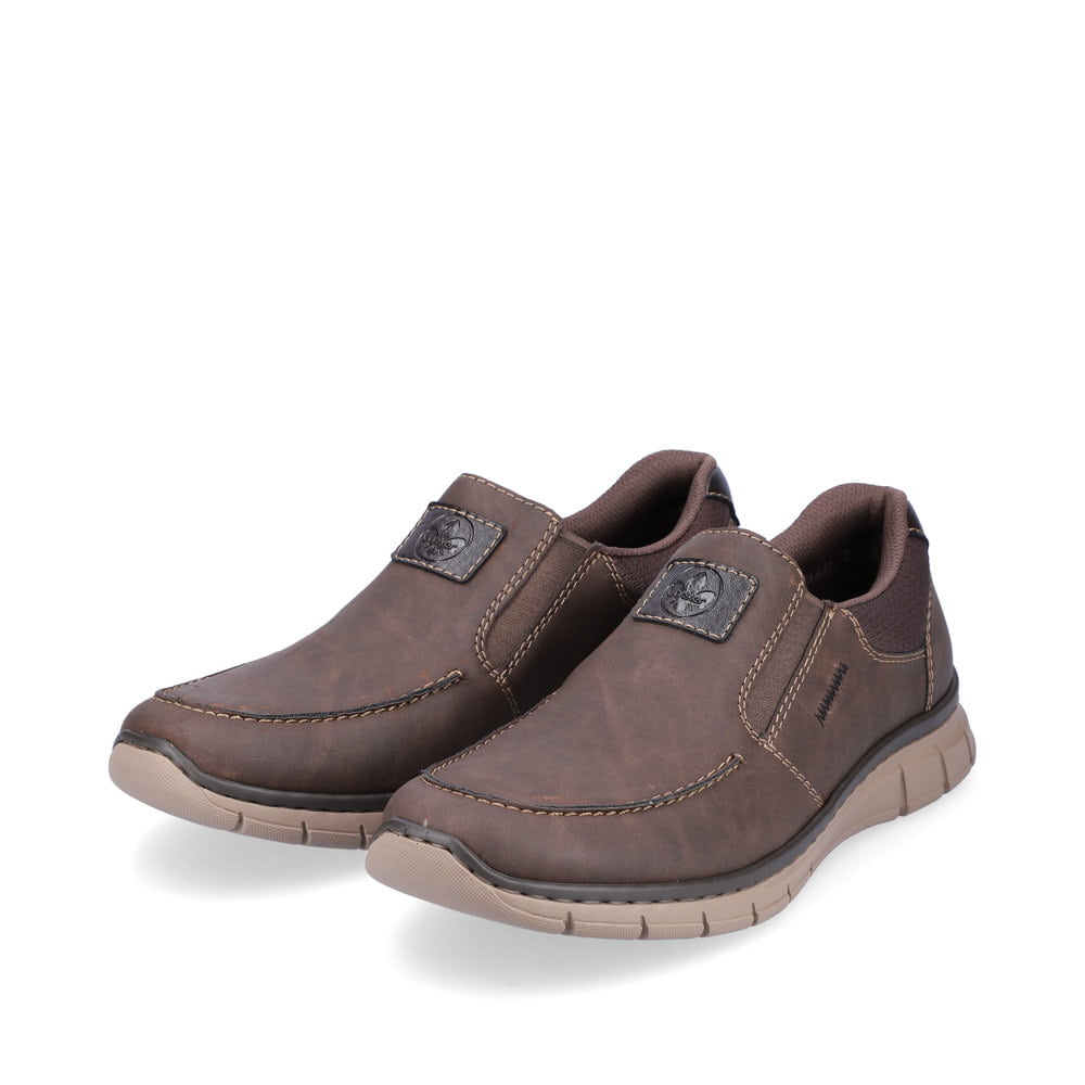 Rieker Herren Slipper kaffeebraun
