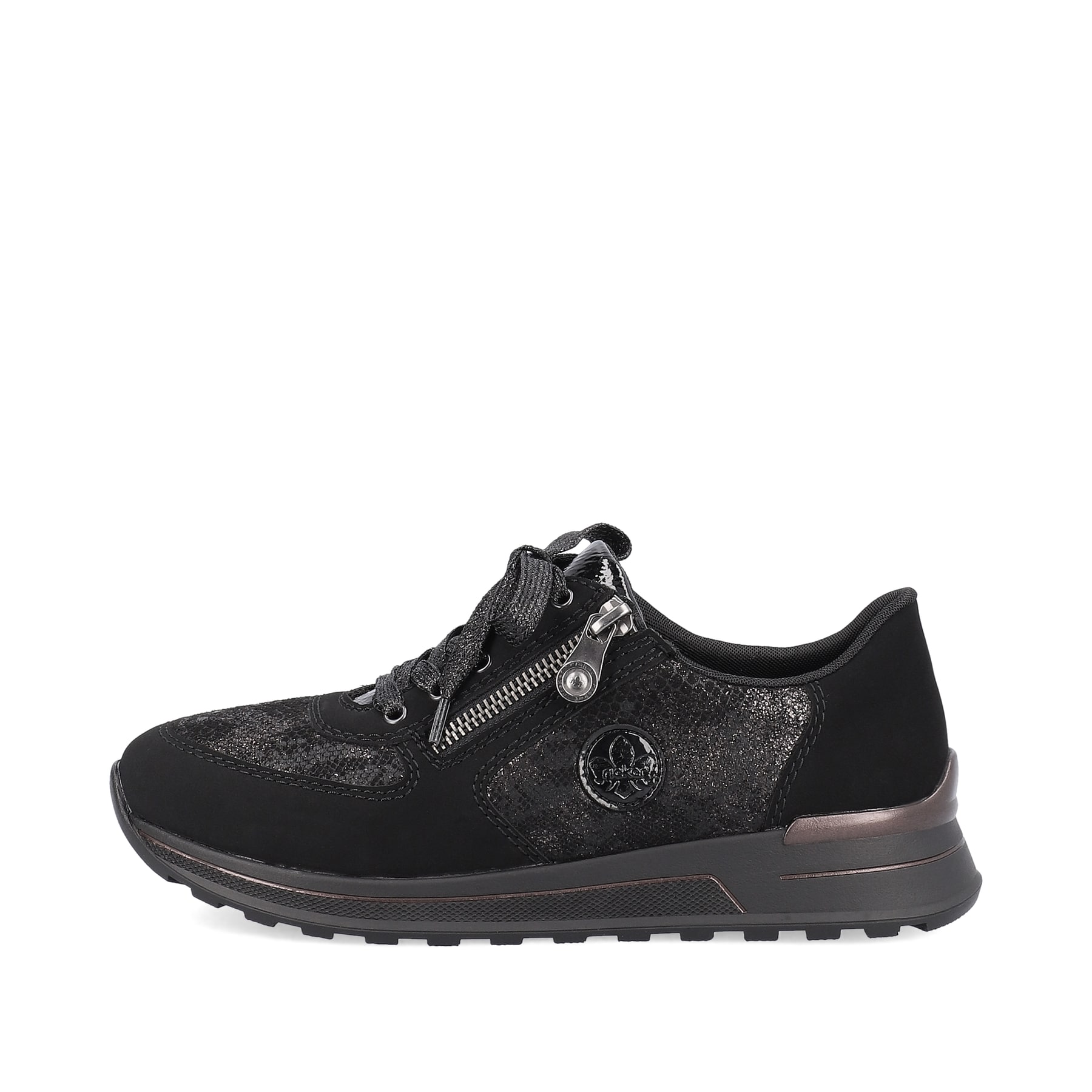 Rieker Damen Sneaker by Rieker nachtschwarz